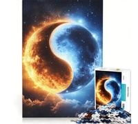 Jigsaw 1000 Pieces for Teenagers Yin Yang Celestial Educational Game Train Your Brain And Hands Gifts for Friends And Family 50x75cm