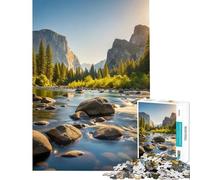 Jigsaw 1000 Pieces for Teenagers Yosemite National Park Help The Brain Exercise Wall Art Home Decoration Toys Suitable for People Aged 14 And Above (50x75cm)