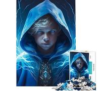 Jigsaw 1000 Pieces for Teenagers Young Magician Anime Boy Challenging To Complete Perfect Decoration AntiStress Toys for And from 14 Years And over (50X75cm)