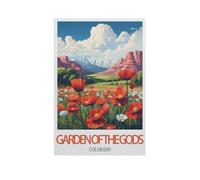 jigsaw 1000 pieces,Garden of The Gods Colorado,DIY Art for Grown Ups Adults(38x26cm)-H97