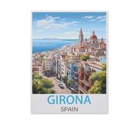 Jigsaw 1000 Pieces，Girona Spain，DIY Art for Grown Ups Adults（50x70cm）-FN35