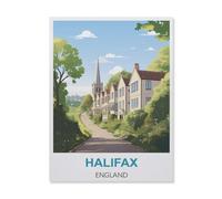 Jigsaw 1000 Pieces，Halifax England，DIY Art for Grown Ups Adults（26x38cm）-FH14