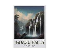 jigsaw 1000 pieces，Iguazu Falls Argentina，DIY Art for Grown Ups Adults（50x70cm）-AD88