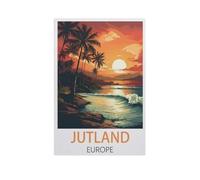 jigsaw 1000 pieces，Jutland Europe，DIY Art for Grown Ups Adults（75x50cm）-FS73