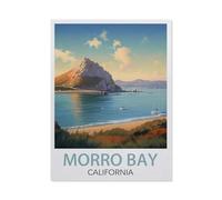 Jigsaw 1000 Pieces，Morro Bay California，DIY Art for Grown Ups Adults（26x38CM）-AD90