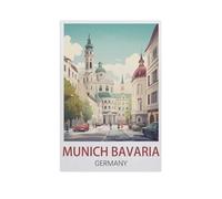 jigsaw 1000 pieces,Munich Bavaria Germany,DIY Art for Grown Ups Adults(75x50cm)-L17