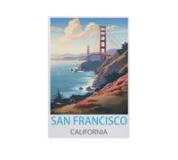 jigsaw 1000 pieces,San Francisco California,DIY Art for Grown Ups Adults(75x50cm)-FP33
