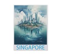 jigsaw 1000 pieces，Singapore，DIY Art for Grown Ups Adults（50x70cm）-C97
