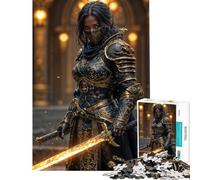 Jigsaw 1000 Pieces The Assassin Knight Challenging To Complete Learning Educational Impossible Game for 14+ Puzzle Game Offered (50x75cm)