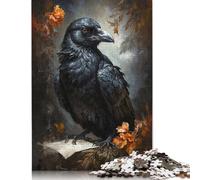 Jigsaw 1000 Pieces The Raven Scholar Puzzles Adults Difficulty Jigsaw Puzzles Education Toys Games Family Decoration 1000pcs (38x26cm)
