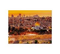 jigsaw 1000 pieces，The roofs of Jerusalem，DIY Art for Grown Ups Adults（75x50cm）-D34