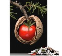 Jigsaw 1000 Pieces Tomato in A Nut Jigsaw Puzzles Adults Difficulty Jigsaw Puzzles Education Toys Games Family Decoration 1000pcs (75x50cm)