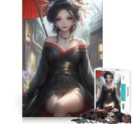 Jigsaw 1000 Pieces Traditional Grace Perfect Edge Play Cognitive Fun Play Slow Play Fun Xmas Art Display(38x26cm)