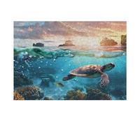 Jigsaw 1000pcs(38x26cm) for Adults Diving with Sunrays Teenagers Puzzles Family Game Pattern Assembly Deal As Gifts for The Whole Family 1000pcs(38x26cm)