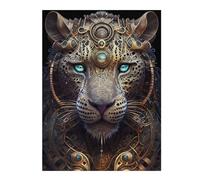 Jigsaw 1000pcs(52x38cm) for Adults Mystical God Leopard Teenagers Puzzles Family Game Pattern Assembly Deal As Gifts for The Whole Family 1000pcs(52x38cm)