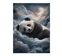 Jigsaw 1000pcs(52x38cm) for Teenagerss Panda Dreams in Clouds Jigsaw for Adults Toy Wall Decor A Work of Art Unique Gifts for Birthday And Christmas 1000pcs(52x38cm)