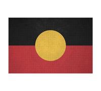 Jigsaw 1000pcs(75x50cm) for Adults Australian Aboriginal Flag Teenagers Puzzles Family Game Pattern Assembly Deal As Gifts for The Whole Family 1000pcs(75x50cm)