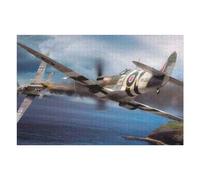 Jigsaw 1000pcs(75x50cm) for Adults Spitfire Vs Bf109 Teenagers Puzzles Family Game Pattern Assembly Deal As Gifts for The Whole Family 1000pcs(75x50cm)