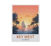 Jigsaw 1500 Pieces，Key West Florida，DIY Art for Grown Ups Adults（57x87cm）-EX75