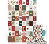 jigsaw 2000 pieces for adults Christmas patchwork poster Made of cardboard,Suitable for ages 14 and up Brain Teaser game because it is ideal as a gift for the whole family。size:70x100cm