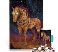 jigsaw 2000 pieces for adults “Color art horse” Made of cardboard，for 14+ fun games for families It is ideal as a gift for the whole family。size：70x100cm/27.5x39.3inch