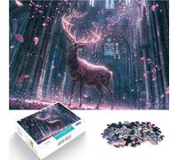 jigsaw 2000 pieces for adults deer in magical church Made of cardboard for age 14+ Toy Intellectual Game deal as gifts for the whole family 。size:70x100cm/27.5x39.3inch