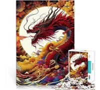 jigsaw 2000 pieces for adults Dragon on top of Ocean Analysis and logic 70x100cm Enhance love between couples for Age 14