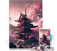 jigsaw 2000 pieces for adults Japanese lanscape Made of cardboard for age 14+ Puzzle game Offered as gifts for the whole family。size：70x100cm/27.5x39.3inch
