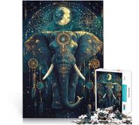 jigsaw 2000 pieces for adults Mysterious elephant Made of cardboard,for age 14+ Train your brain and your hands because it is ideal as a gift for the whole family。size:70x100cm/27.5x39.3inch