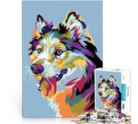jigsaw 2000 pieces for adults Siberian Husky Dog Geschenke zum Suchbegriff: "Herausfordernde Spiele" Geschenk zum Geburtstag70x100cm
