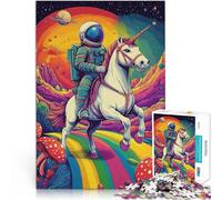 jigsaw 2000 pieces for teenagers Astronaut Riding Unicorn Family Game Stress Reliever Difficult Challenge 70x100cm Enhance memory for Age 14