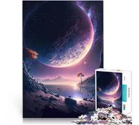 jigsaw 2000 pieces for teenagers Purple Planet Landscape Intellektuelles Spiel Einzigartige Wohndekoration und Geschenke70x100cm