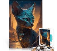 jigsaw 2000 pieces for teenagers Sphynx Cat Myth Spielspielzeug als Familiengeschenk Heimdekoration Spielzeug70x100cm
