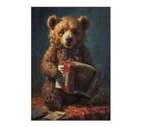 Jigsaw 300 PCS for Adults A Well Loved Bear Song Puzzles for Adults Brain Teaser Game Perfect Decoration Help The Brain Exercise 300 PCS