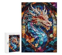 Jigsaw 300 PCS for Adults Abstract Dragon Jigsaw Puzzle Brain Teaser Game Difficult Hard Deal As Gifts for The Whole Family 300 PCS