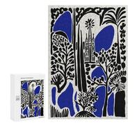 Jigsaw 300 PCS for Adults Barcelona Architecture Abstract Art Jigsaw Puzzle Brain Teaser Game Difficult Hard Deal As Gifts for The Whole Family 300 PCS