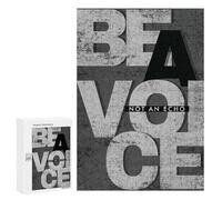 Jigsaw 300 PCS for Adults Be A Voice Not An Echo Jigsaw Puzzle Brain Teaser Game Difficult Hard Deal As Gifts for The Whole Family 300 PCS