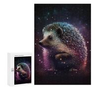 Jigsaw 300 PCS for Adults Cosmic Hedgehog Art Print-2 Jigsaw Puzzle Brain Teaser Game Difficult Hard Deal As Gifts for The Whole Family 300 PCS