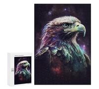Jigsaw 300 PCS for Adults Eagle Fantasy Art Print-9 Jigsaw Puzzle Brain Teaser Game Difficult Hard Deal As Gifts for The Whole Family 300 PCS
