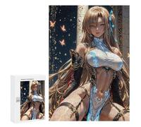 Jigsaw 300 PCS for Adults Hot Anime Girl Jigsaw Puzzle Brain Teaser Game Difficult Hard Deal As Gifts for The Whole Family 300 PCS