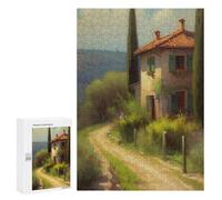 Jigsaw 300 PCS for Adults Italian Villa Adult Jigsaw Puzzle Fun Games Analysis And Logic Unique Birthday And Gifts 300 PCS