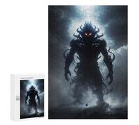 Jigsaw 300 PCS for Adults Monstrous Shadow in Space Adult Jigsaw Puzzle Fun Games Analysis And Logic Unique Birthday And Gifts 300 PCS