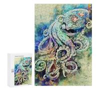 Jigsaw 300 PCS for Adults Octopus Jigsaw Puzzle Brain Teaser Game Difficult Hard Deal As Gifts for The Whole Family 300 PCS