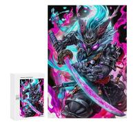 Jigsaw 300 PCS for Adults Samurai Parrot Animal Jigsaw Puzzle Brain Teaser Game Difficult Hard Deal As Gifts for The Whole Family 300 PCS