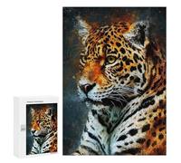 Jigsaw 300 PCS for Adults Splatter Tiger Jigsaw Puzzle Brain Teaser Game Difficult Hard Deal As Gifts for The Whole Family 300 PCS