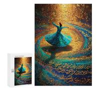 Jigsaw 300 PCS for Teenagers Whirling Dervish Art Print Puzzles for Teenagers Analysis And Logic Train Your Brain And Hands Unique Challenge Game 300 PCS