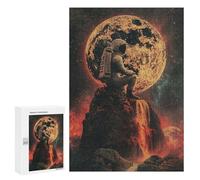 Jigsaw 300 PCS for Teenagerss Astronaut Lost In Space Adult Puzzles Relaxing Games Home Decoration Unique Gifts for Birthday And Christmas 300 PCS