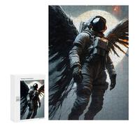 Jigsaw 300 PCS for Teenagerss Astronauts Cosmic Angel Adult Jigsaw Hands-on Game Home Decoration Unique Gifts for Birthday And Christmas 300 PCS
