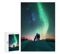 Jigsaw 300 PCS for Teenagerss Aurora Galaxy Explorers Adult Puzzles Relaxing Games Home Decoration Unique Gifts for Birthday And Christmas 300 PCS