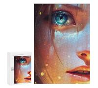 Jigsaw 300 PCS for Teenagerss Enchanted Gaze Puzzles for Adults Relax Games Staycation Kill Time for Is Ideal As A Gift 300 PCS